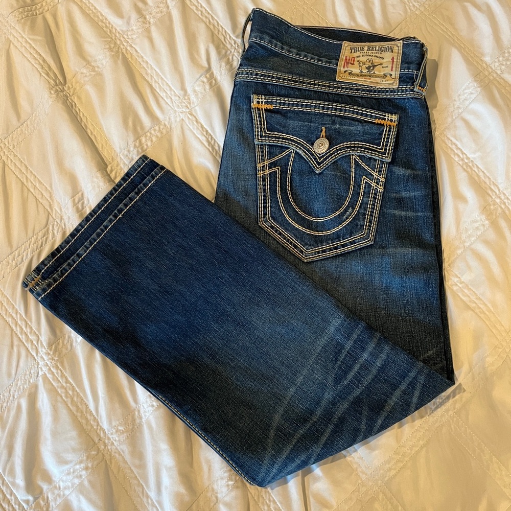 True Religion Men’s Blue Jeans - Ricky Big QT
